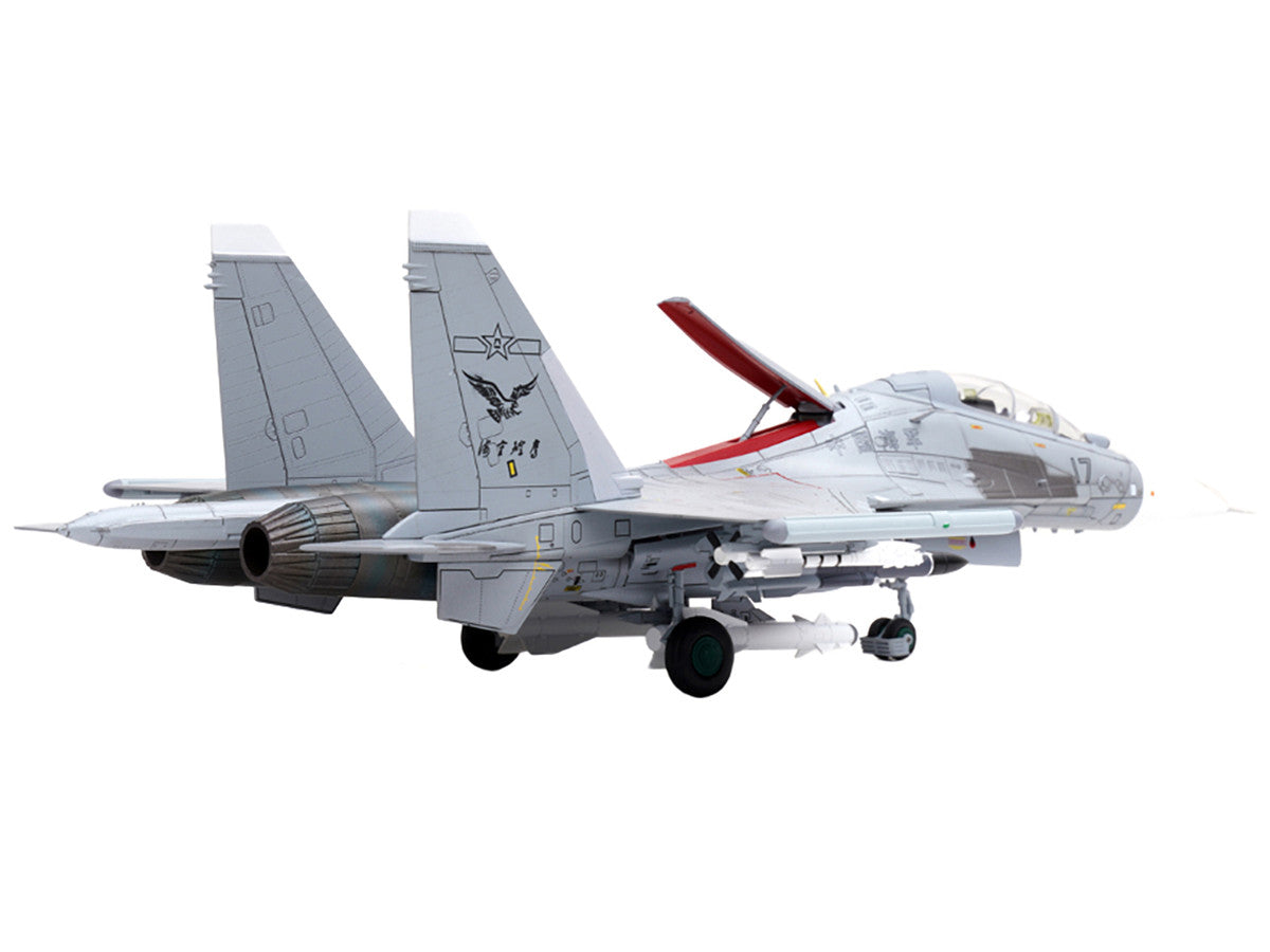 Sukhoi Su-30MKK Flanker-G Fighter Aircraft #17 "People's Liberation Army (PLA) Naval Aviation's Sea and Air Eagle Regiment" Chinese Air Force "Wing" Series 1/72 Diecast Model by Panzerkampf LuxuryLifeWay Online Store