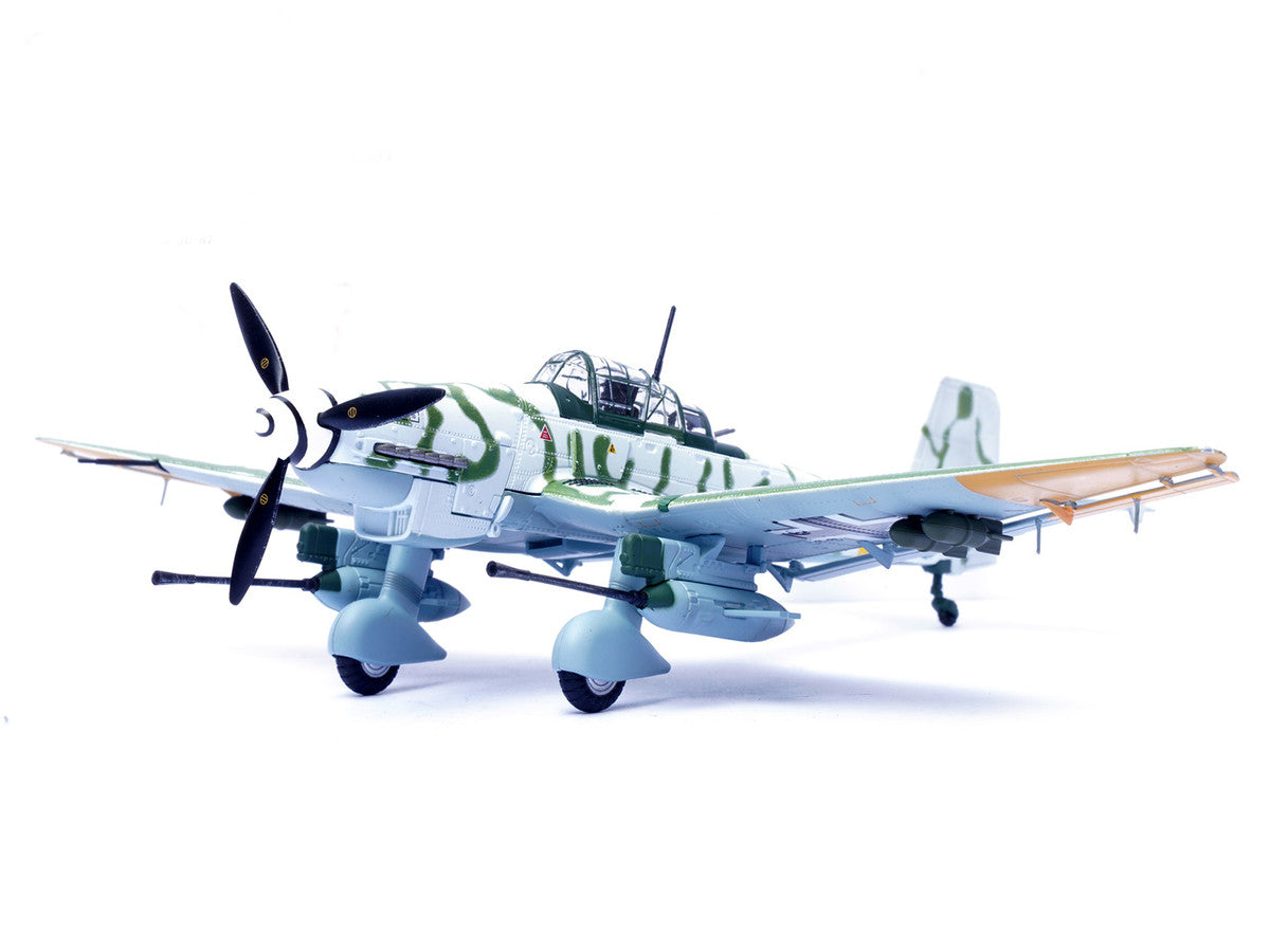Junkers Ju 87G2 Stuka Bomber Aircraft "10.(Pz)/SG 2 Immelmann Markisch Friedland Pomerania" (1945) German Luftwaffe "Wing" Series 1/72 Diecast Model by Panzerkampf LuxuryLifeWay Online Store
