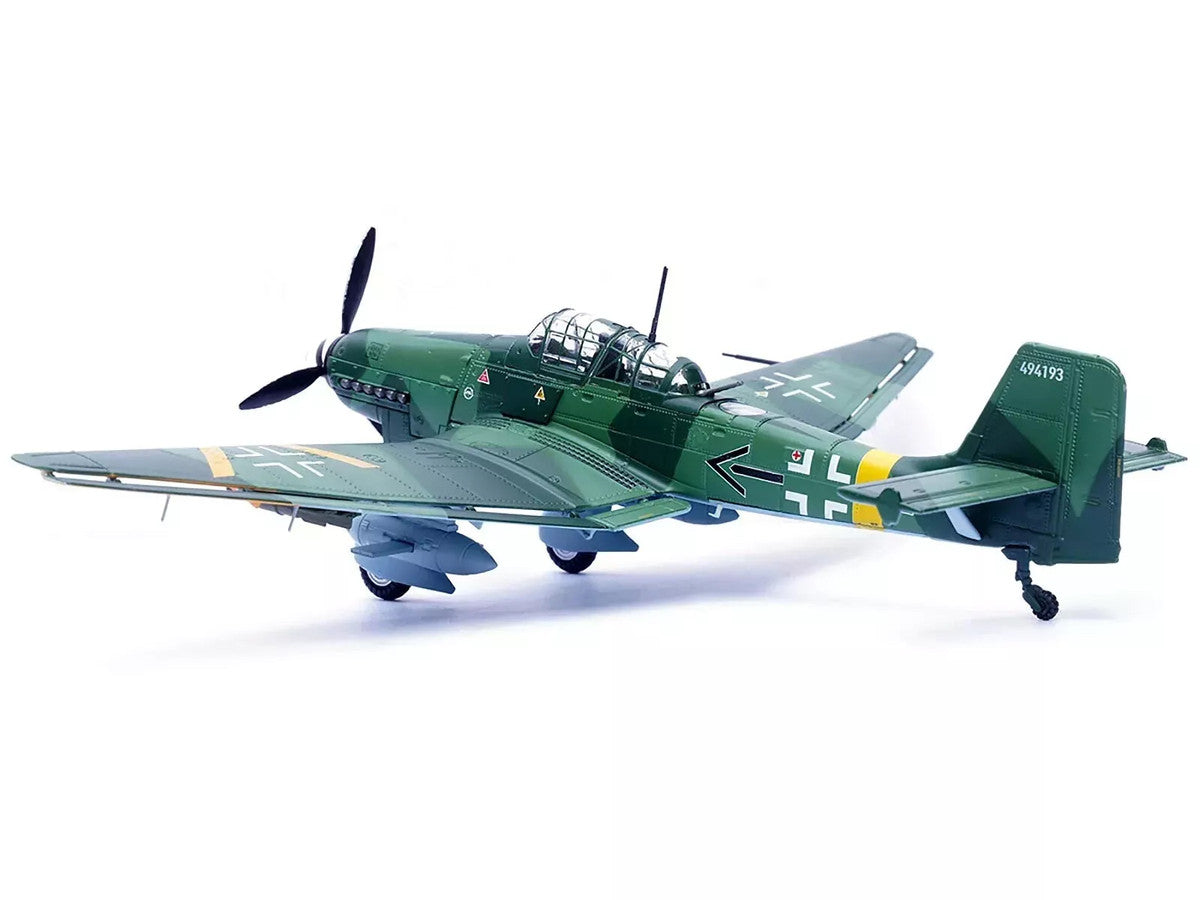 Junkers Ju 87G2 Stuka Bomber Aircraft "10.(Pz)/SG 2 Immelmann Oberst Hans-Ulrich Rudel Slovakia" (1944) German Luftwaffe "Wing" Series 1/72 Diecast Model by Panzerkampf LuxuryLifeWay Online Store