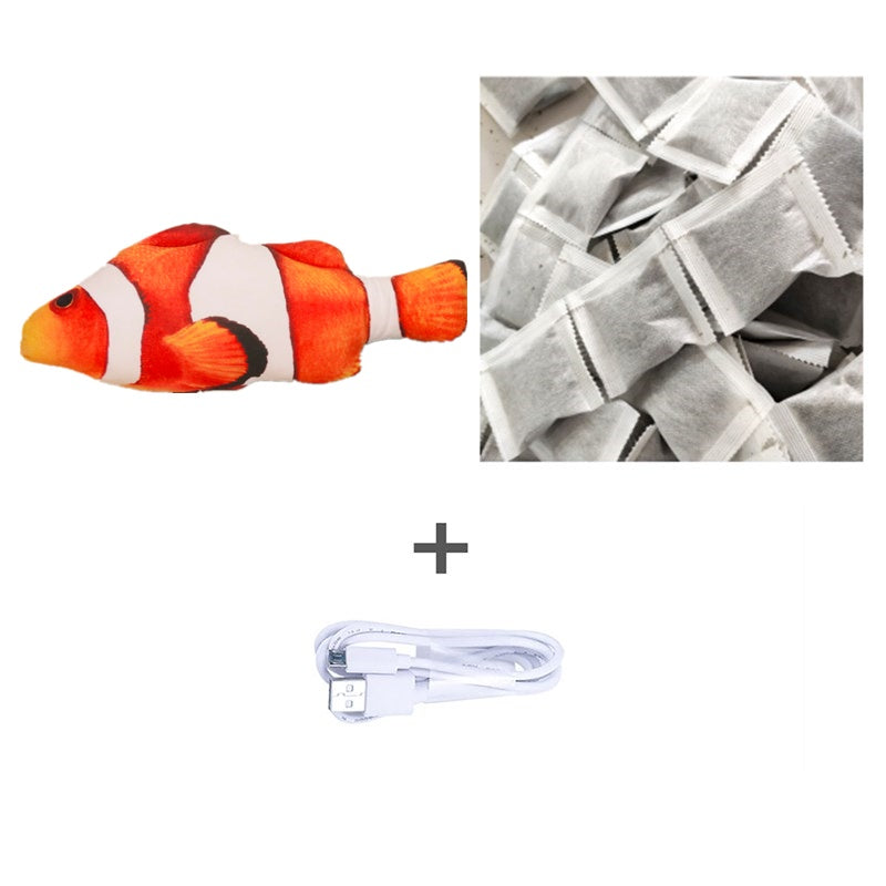Without Cat Nip Version - Electric Jumping Fish Simulation Electric Fish Toy Pets Fashion