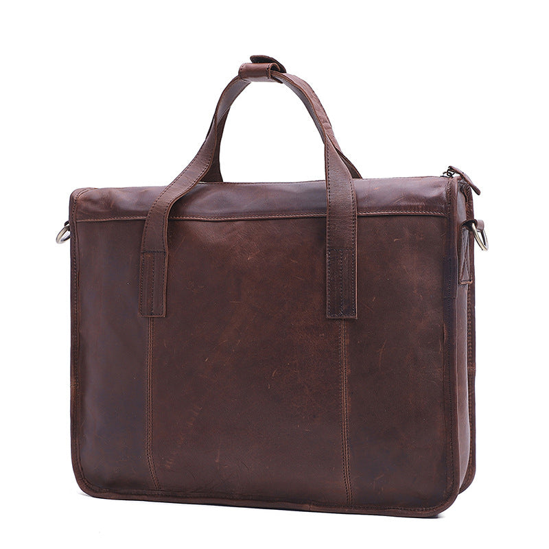 Men's leather briefcase CJD