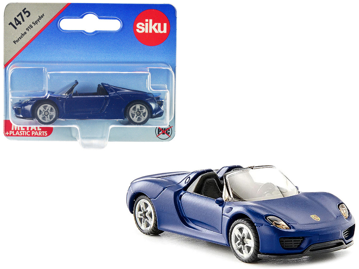 Porsche 918 Spyder Matt Blue Diecast Model Car by Siku LuxuryLifeWay Online Store