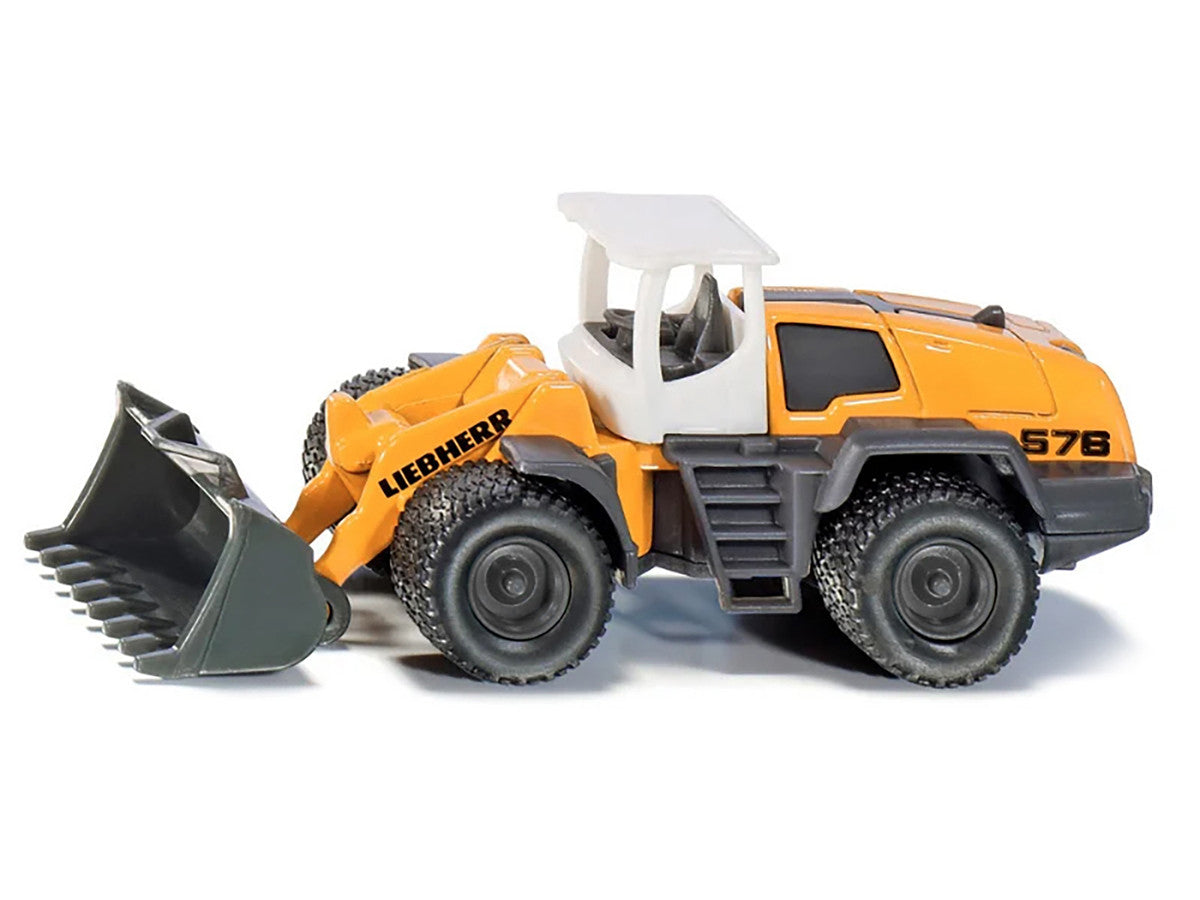 Liebherr 576 Wheel Loader Yellow with White Top Diecast Model by Siku LuxuryLifeWay Online Store