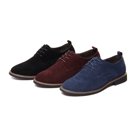 Low to help shallow mouth rubber low heel men's casual shoes Best YouTube Store