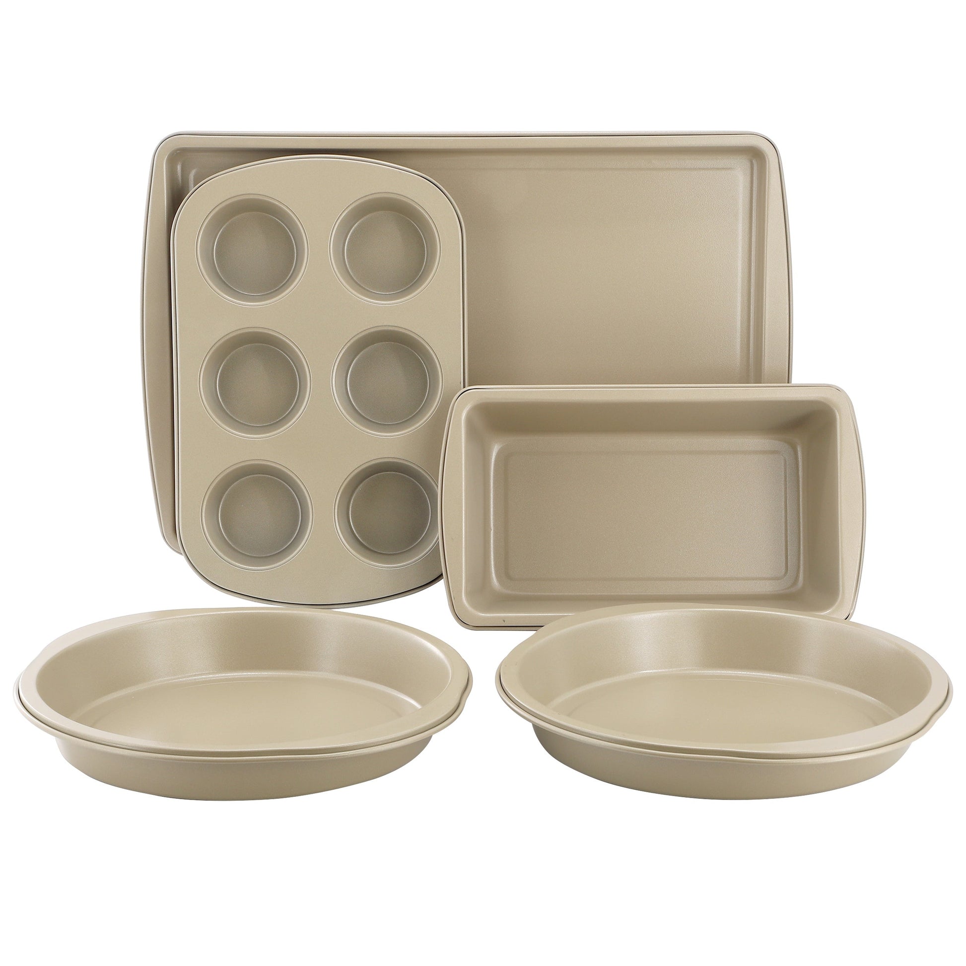 Gibson Home Lyneham 5 Piece Nonstick Steel Bakeware Set LuxuryLifeWay Online Store