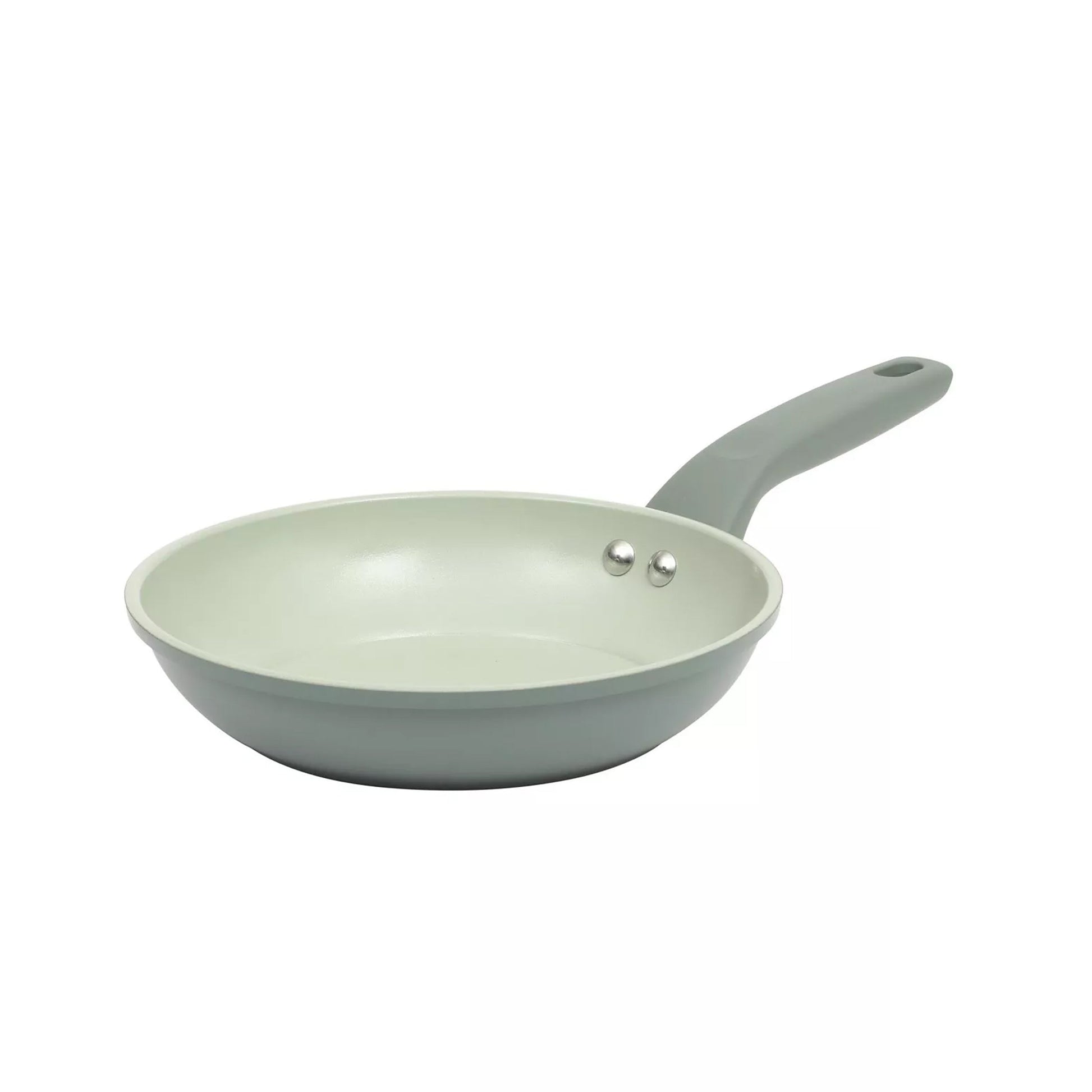 Gibson Home Barnsdall 8 Inch Nonstick Aluminum Frying Pan in Sage Green LuxuryLifeWay Online Store