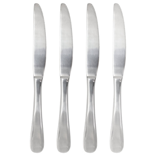 Gibson Home Manchester 4 Piece Stainless Steel Dinner Knife Set LuxuryLifeWay Online Store