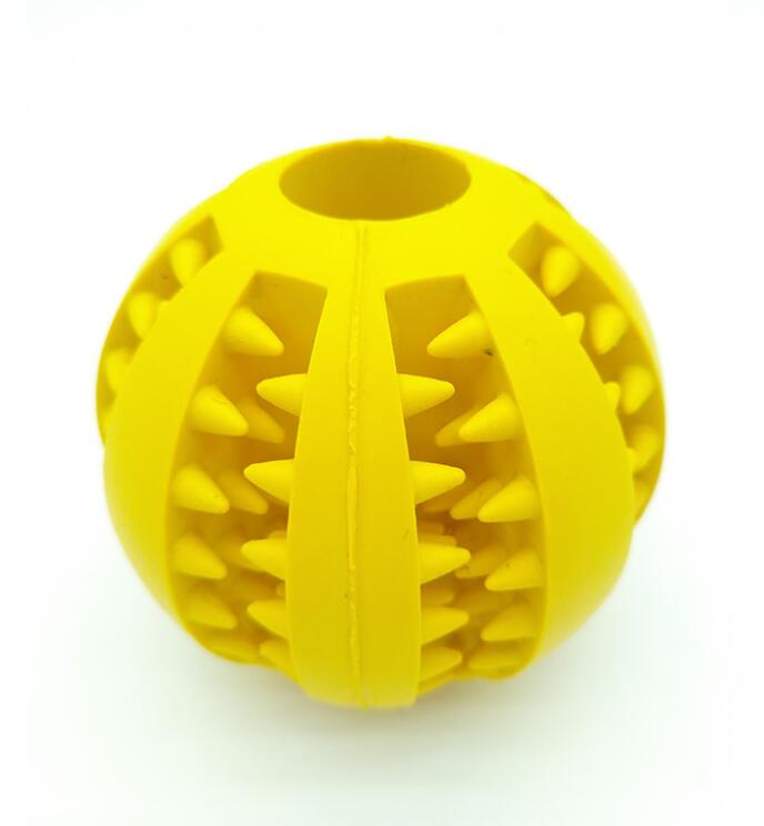 Pet Slow Feeder Dog Toy Cute Funny Rubber Dog Ball Toy Pets Fashion