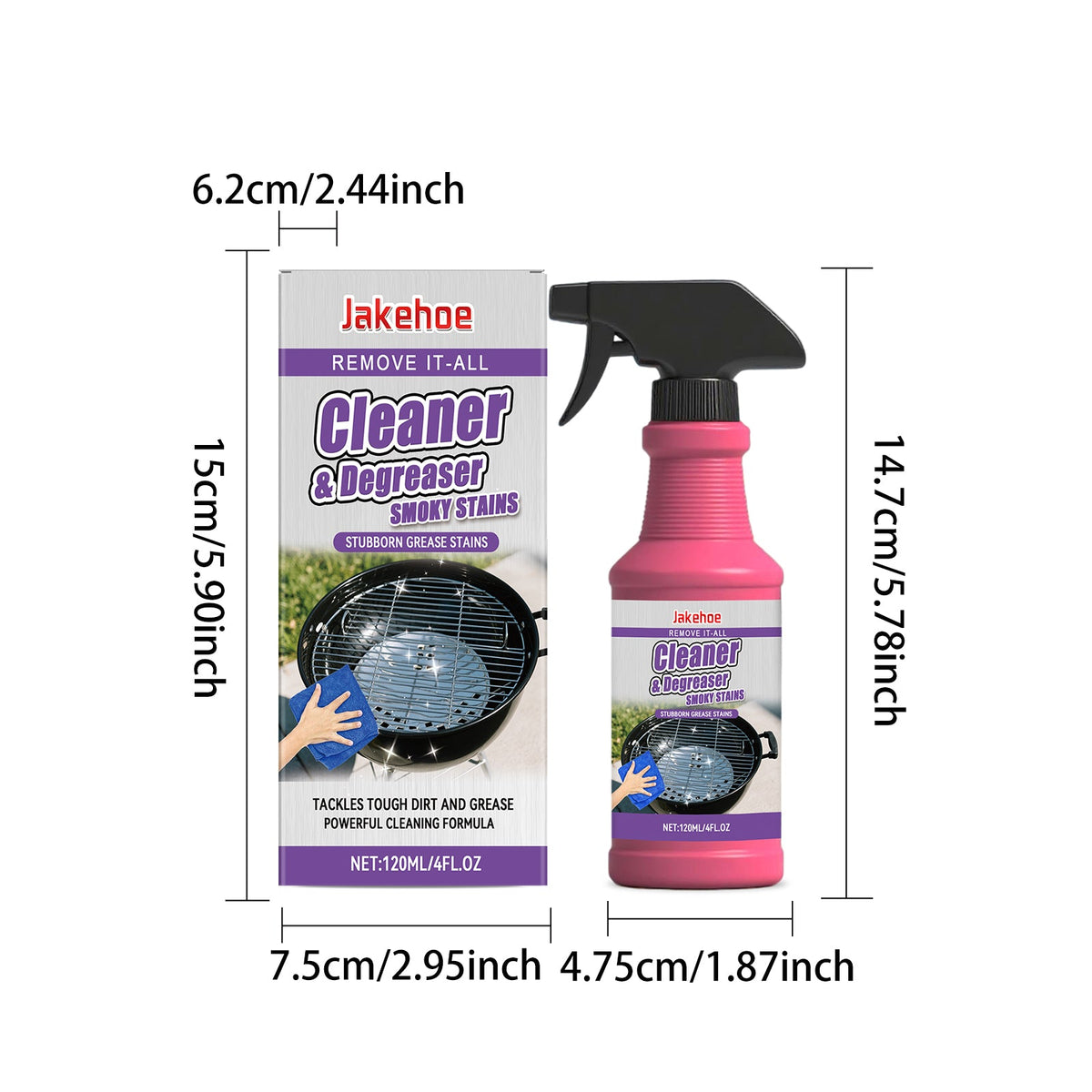 Barbecue Stove Shelf Cleaner 120ml-box Tri Light Beauty