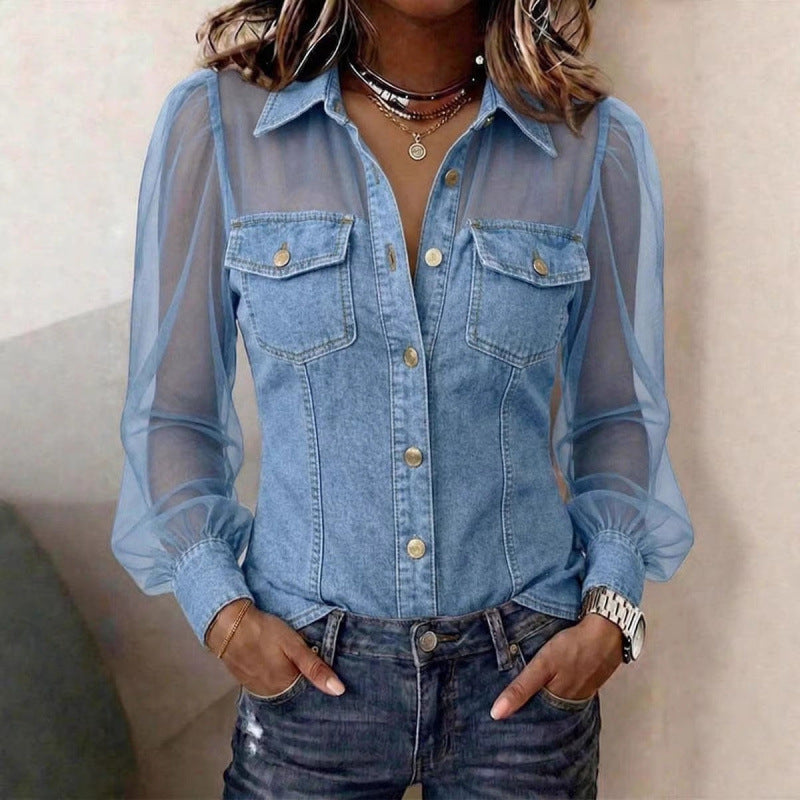 Europe And The United States Cross-border Foreign Trade Women's Clothing 2026 Independent Station AliExpress Spring Summer Autumn New V Collar Lace Long Sleeve Jacket NorixaFashion.com