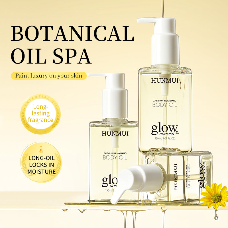 HUNMUI Luxurious Brightening Body Oil 150ml Tri Light Beauty