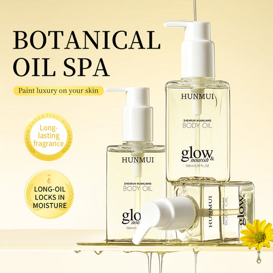 HUNMUI Luxurious Brightening Body Oil 150ml Tri Light Beauty