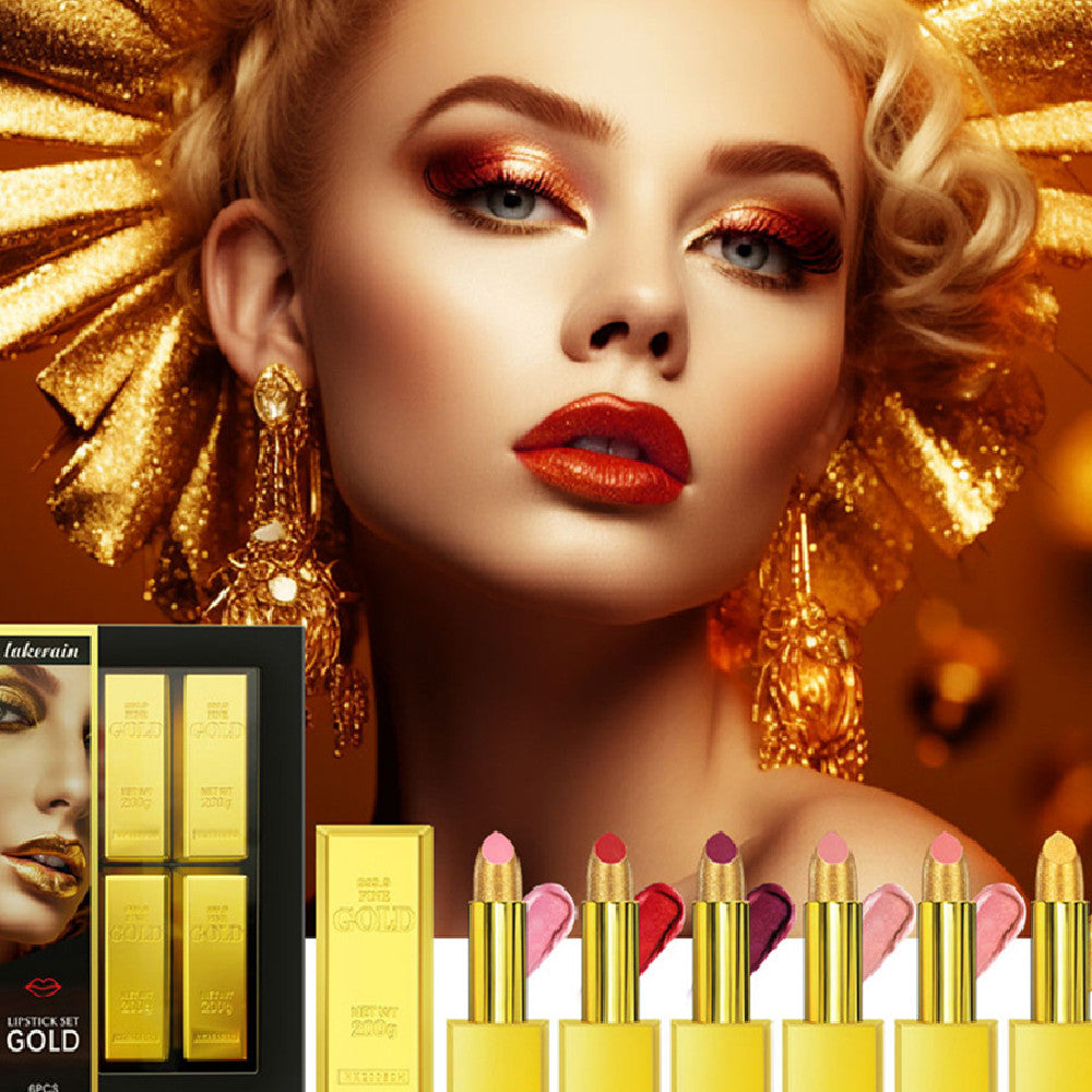 Gold Bar Lipstick Makeup Kit LadyShow.Store