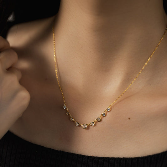 S925 Silver Fashion Diamond Necklace LadyShow.Store