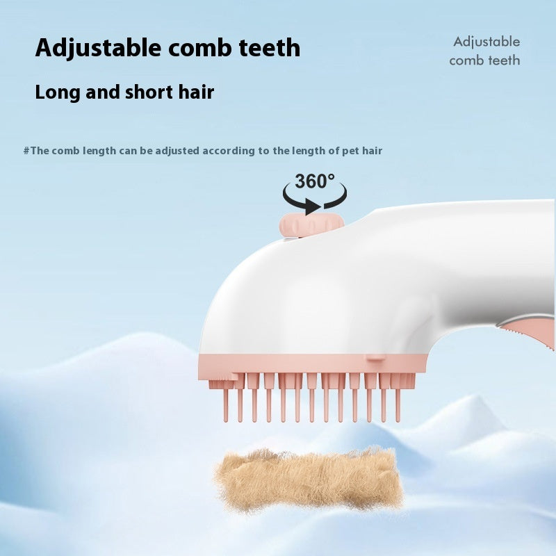 3 In 1 Pet Steam Brush Pet Cleaning Adjustable Comb Wash-free Comb Hair Removal Grooming Supplies Pets Accessories Pets Fashion