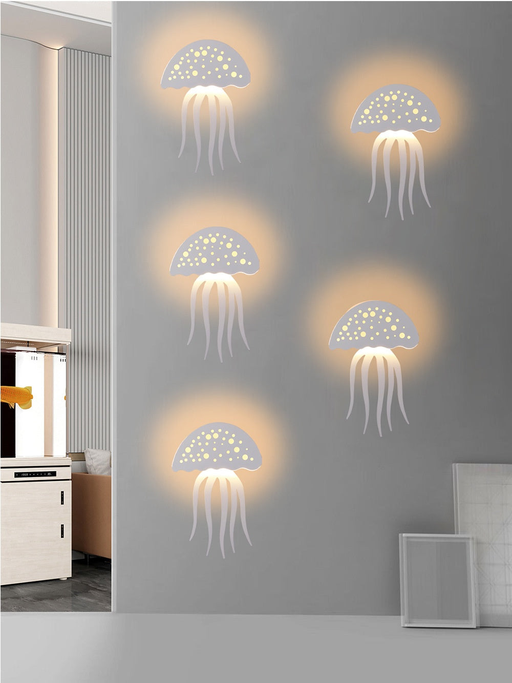 Creative Minimalist Living Room Sofa Background Wall Modern Minimalist Wall Lamp Bedroom Bedside Lamp PearlNestDecor.com