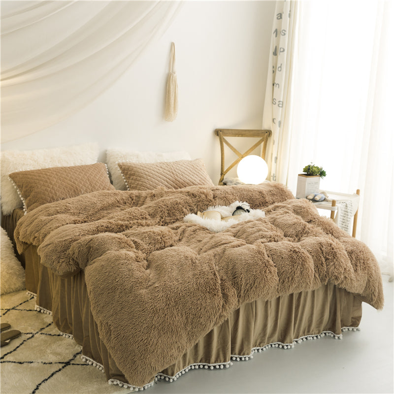 Korean mink velvet warm bedding