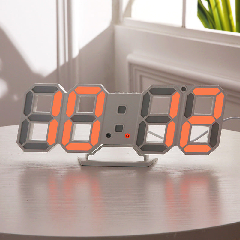 3D LED Wall Digital Clock PearlNestDecor.com