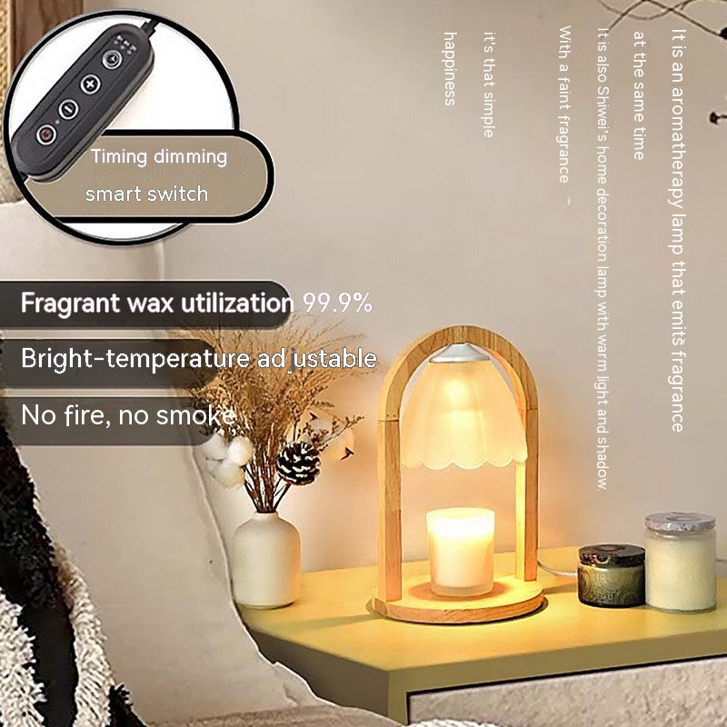 Fragrance Lamp New Chinese Melting Candle Lamp Bedroom Adjustable Light Melting Wax Lamp