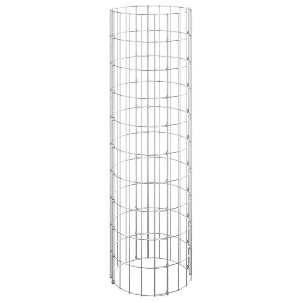 Circular Gabion Raised Beds 3 pcs Galvanized Steel 11.8"x39.4" LuxuryLifeWay Online Store