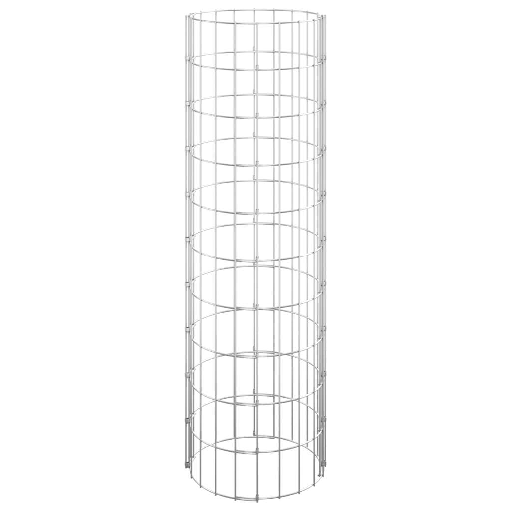 Circular Gabion Raised Beds 3 pcs Galvanized Steel 11.8"x39.4" LuxuryLifeWay Online Store