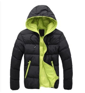 Autumn and winter men's cotton jacket hooded CJD