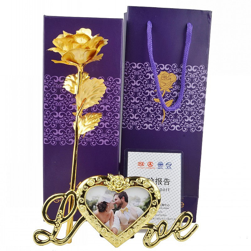 Golden Rose Valentine's Day Gift LadyShow.Store
