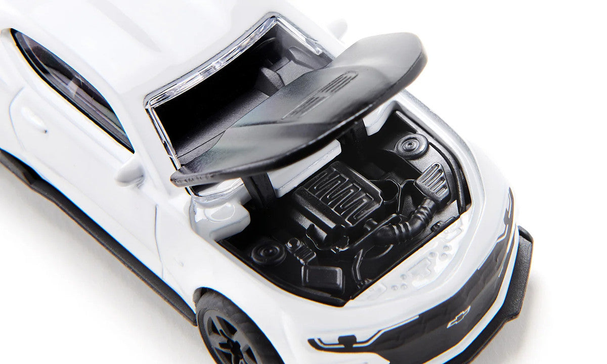 Chevrolet Camaro White with Black Hood Diecast Model Car by Siku LuxuryLifeWay Online Store