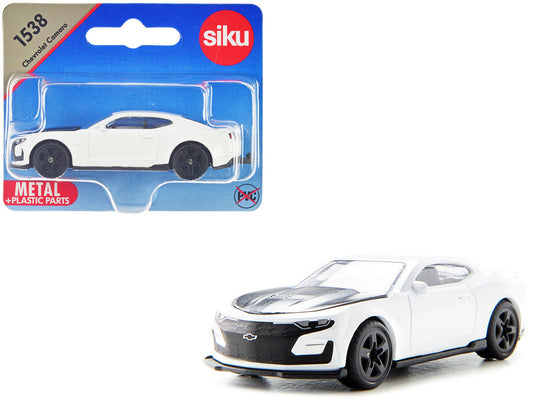 Chevrolet Camaro White with Black Hood Diecast Model Car by Siku LuxuryLifeWay Online Store