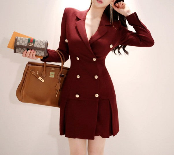 Classic Women’s Double-Breasted Blazer NorixaFashion.com