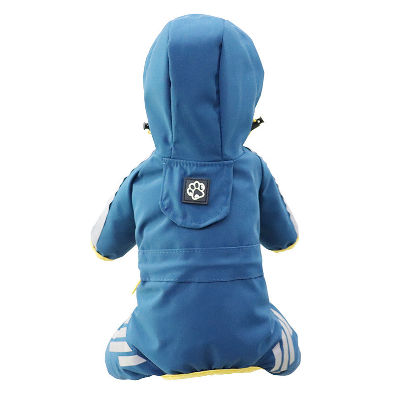 Dog Raincoat Full Package Four Feet Waterproof Rain Cape Pet Products Pets Fashion