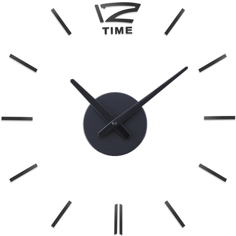 DIY creative fashion home decor acrylic wall clock PearlNestDecor.com