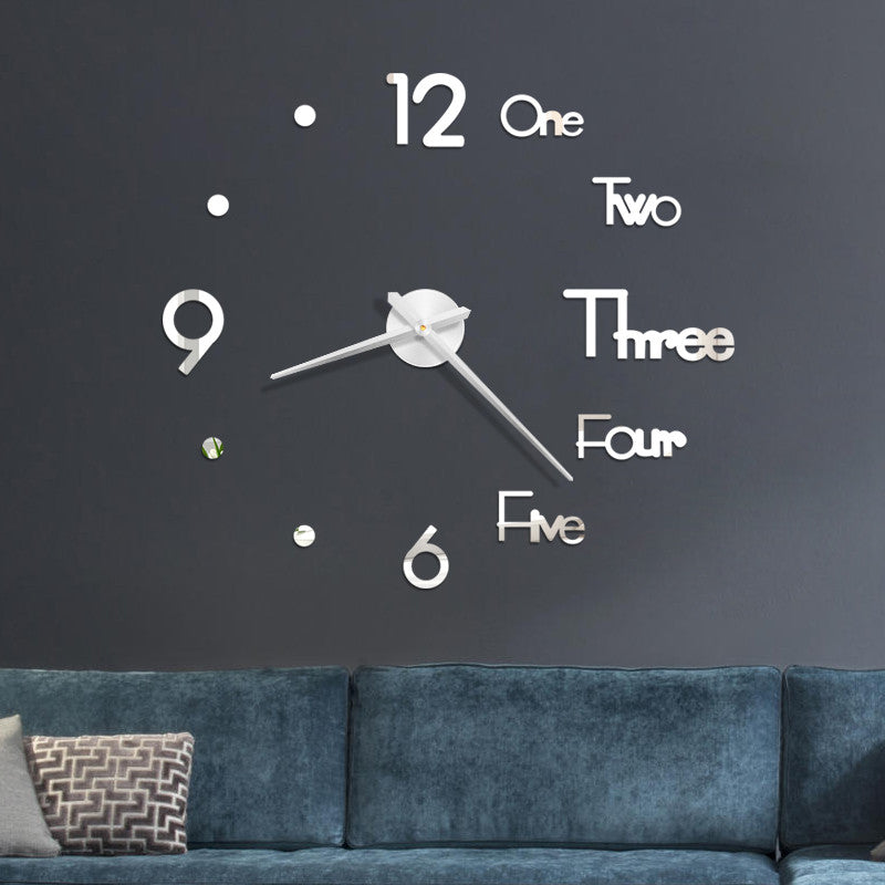 Creative wall clock PearlNestDecor.com