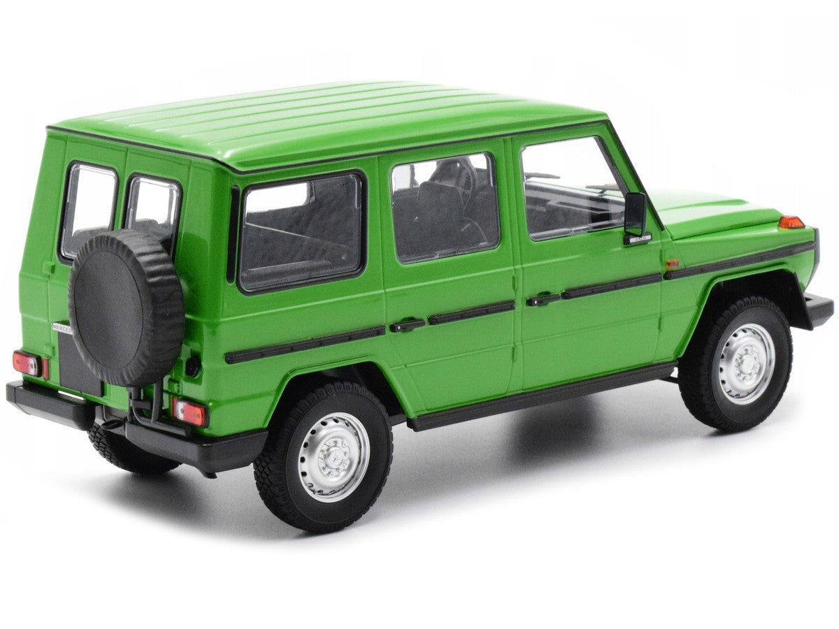 1980 Mercedes-Benz G-Model (LWB) Green with Black Stripes Limited Edition to 402 pieces Worldwide 1/18 Diecast Model Car by Minichamps LuxuryLifeWay Online Store