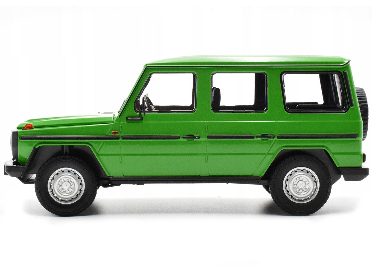 1980 Mercedes-Benz G-Model (LWB) Green with Black Stripes Limited Edition to 402 pieces Worldwide 1/18 Diecast Model Car by Minichamps LuxuryLifeWay Online Store