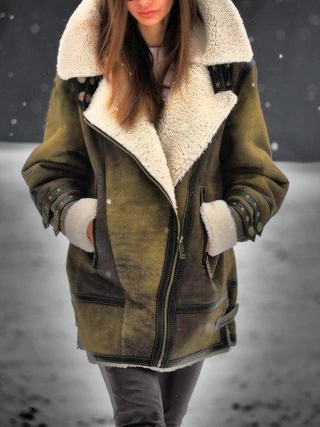 New European And American Thickened Fur One-piece Women's Coat LuxuryLifeWay Online Store