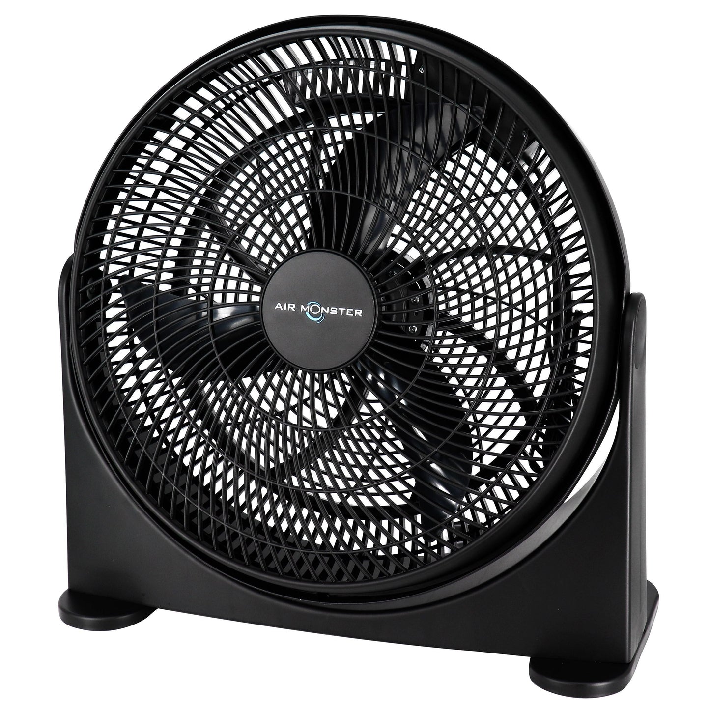 Air Monster 16 Inch Air Circulator 3 Speed Adjustable Angle Floor Fan in Black LuxuryLifeWay Online Store