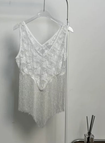 European And American-style Sexy Lingerie Lace Slip Dress NorixaFashion.com