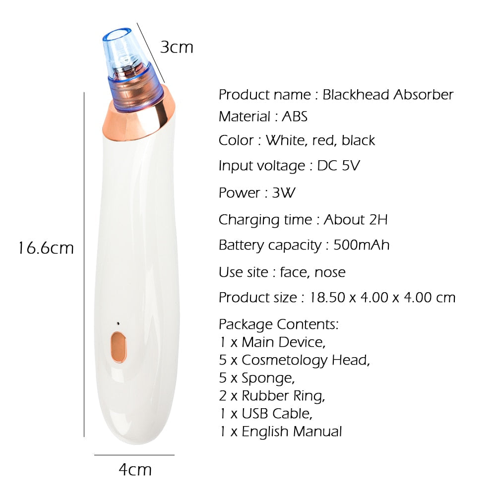 Blackhead instrument pore cleaner to blackhead artifact electric acne machine to blackhead Tri Light Beauty