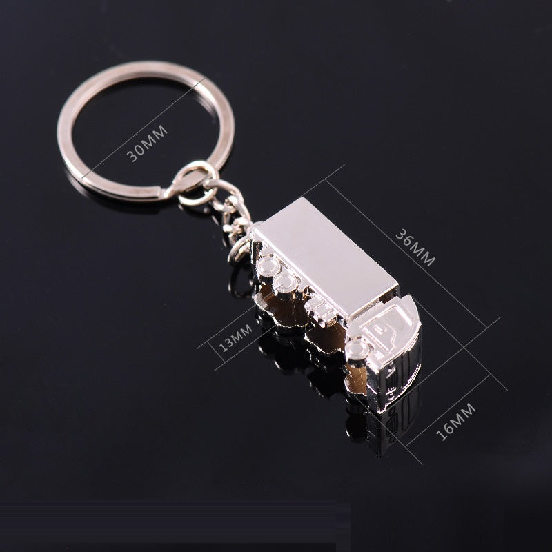 Creative Three-dimensional Truck Model Metal Keychains Car Advertising Pendant Accessories LadyShow.Store