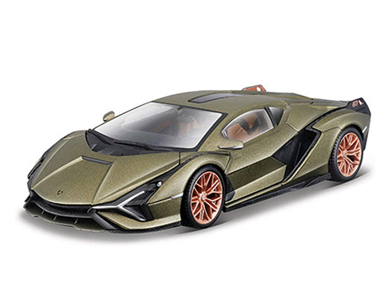 Lamborghini Sian FKP 37 Green Metallic "Speed Icons" Series 1/64 Diecast Model Car by Maisto LuxuryLifeWay Online Store