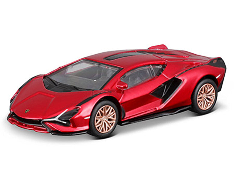 Lamborghini Sian FKP 37 Red Metallic "Speed Icons" Series 1/64 Diecast Model Car by Maisto LuxuryLifeWay Online Store