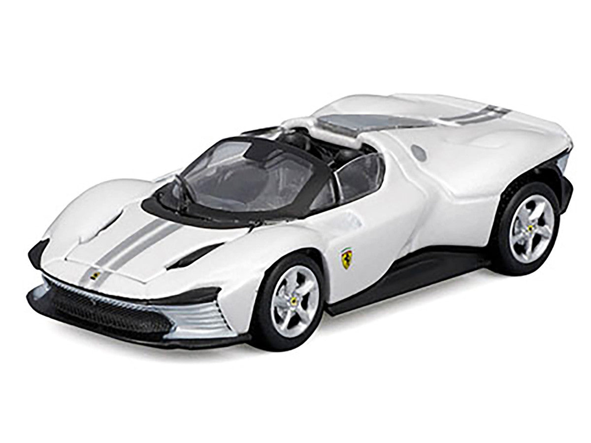 Ferrari Daytona SP3 White Metallic "Speed Icons" Series 1/64 Diecast Model Car by Maisto LuxuryLifeWay Online Store