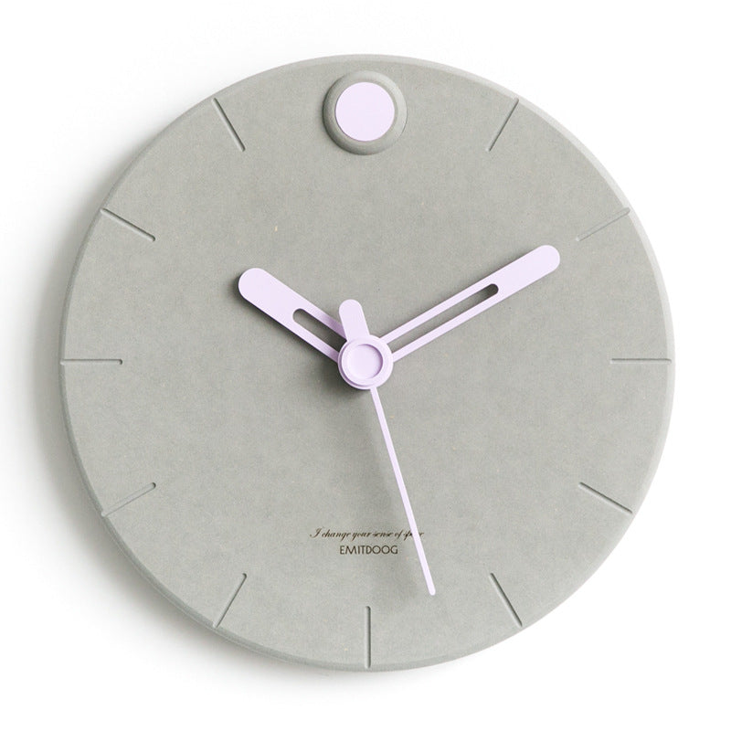 Simple creative wall clock PearlNestDecor.com