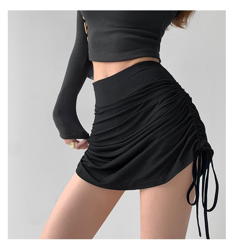 Slim High-Waist Pleated Skirt NorixaFashion.com