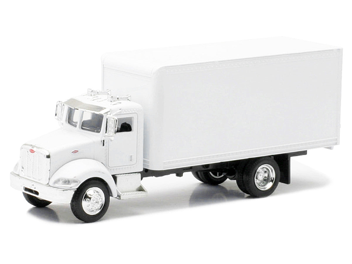 Peterbilt Utility 335 Box Truck White 1/43 Diecast Model by New Ray LuxuryLifeWay Online Store