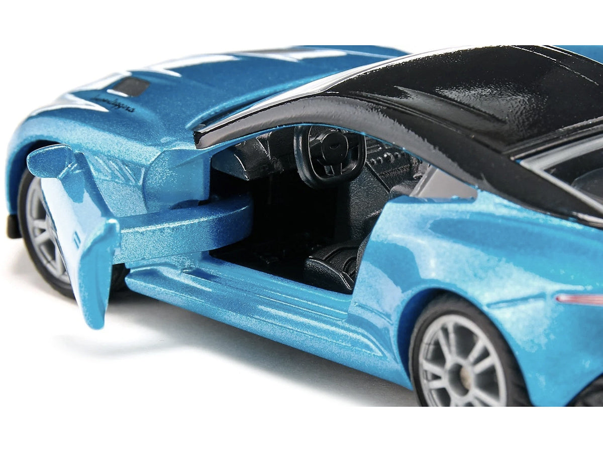 Aston Martin DBS Superleggera Blue Metallic with Black Top Diecast Model Car by Siku LuxuryLifeWay Online Store