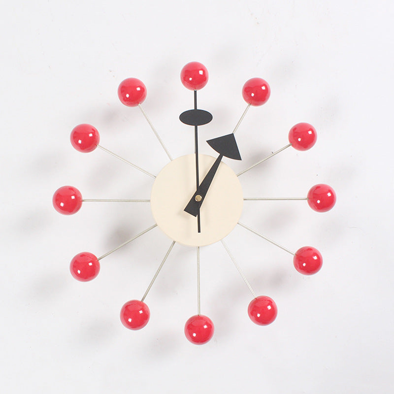 Clock, background wall, wall clock PearlNestDecor.com