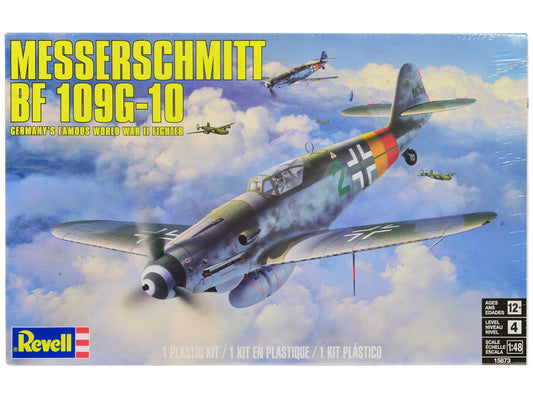 Level 4 Model Kit Messerschmitt Bf 109G-10 Fighter Aircraft "Germany's Famous World War II Fighter" 1/48 Scale Model by Revell LuxuryLifeWay Online Store