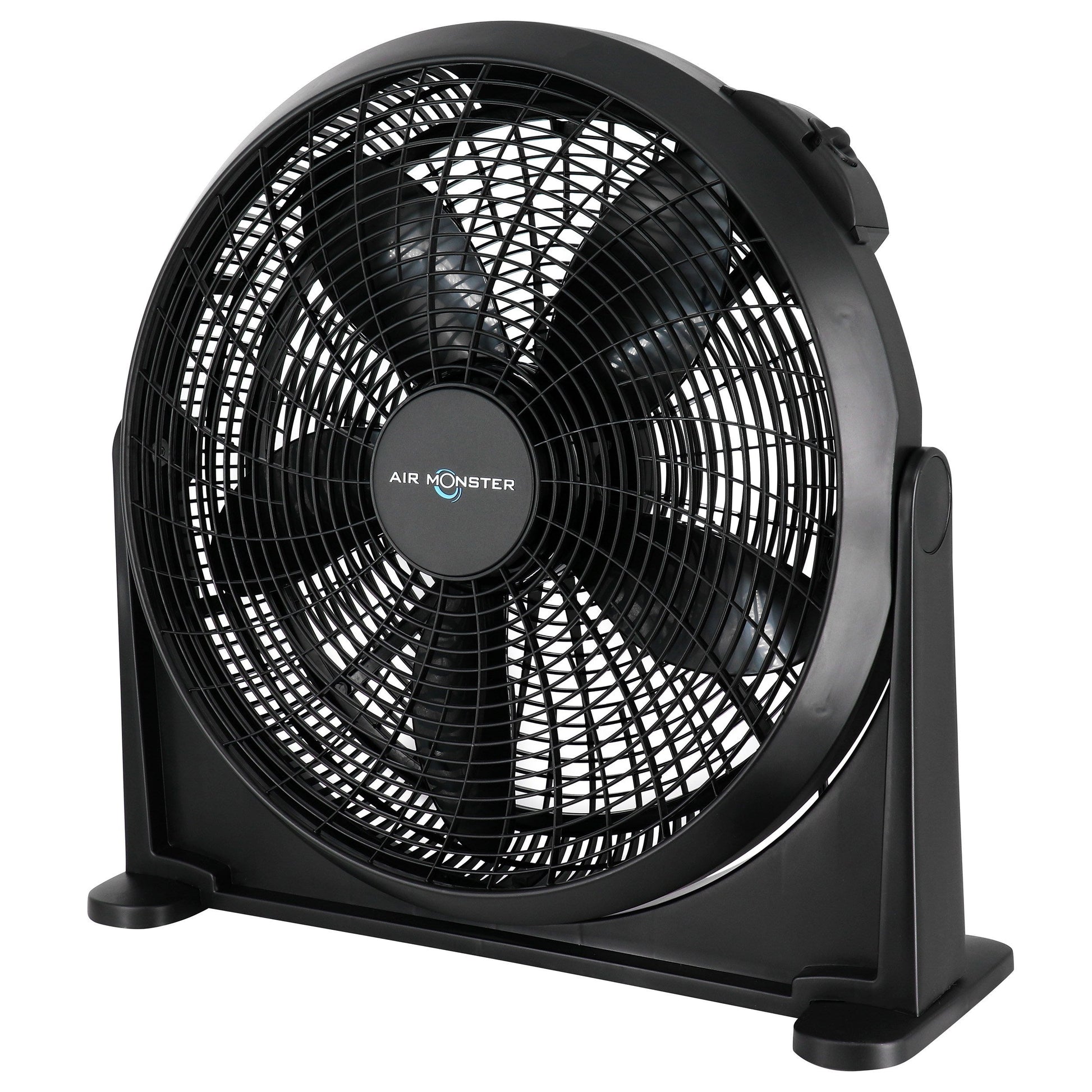 Air Monster 20 Inch Air Circulator Wall Mountable 3 Speed Fan in Black LuxuryLifeWay Online Store